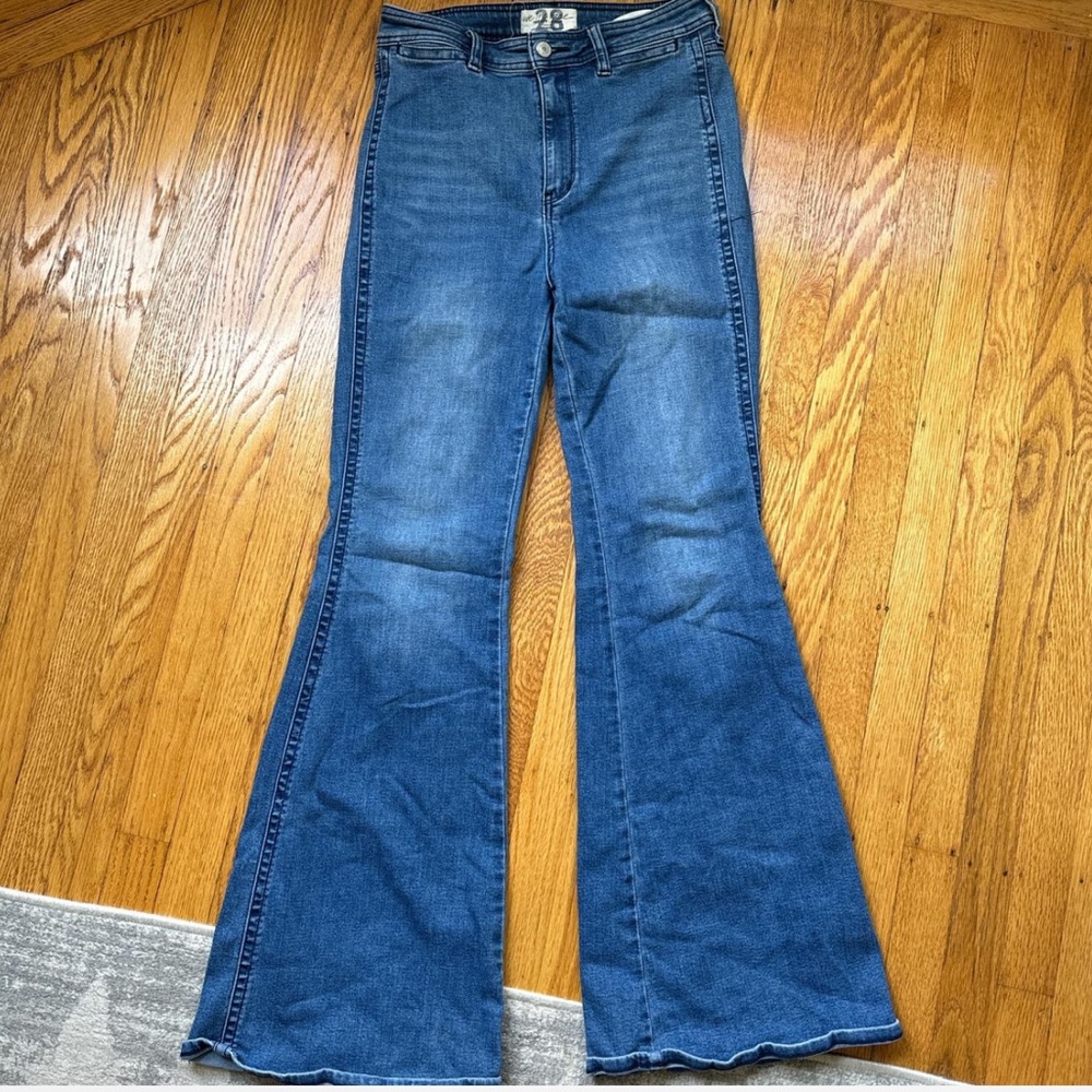 Free People flare, high waisted jeans